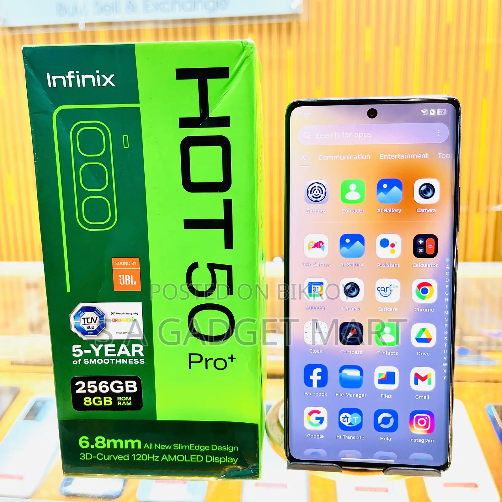 Infinix Hot 50 Pro+ 4G 256 GB Gray