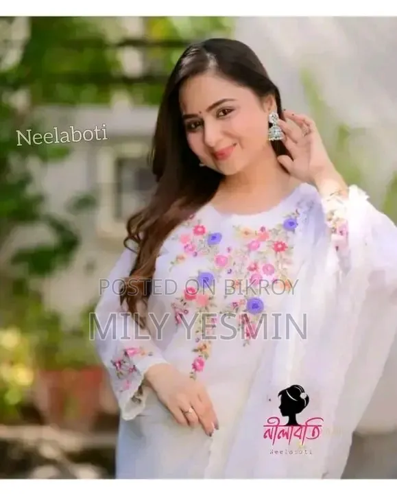 ঈদের নিউ কালেকশন জর্জেট থ্রি পিছ
