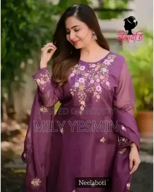 ঈদের নিউ কালেকশন জর্জেট থ্রি পিছ