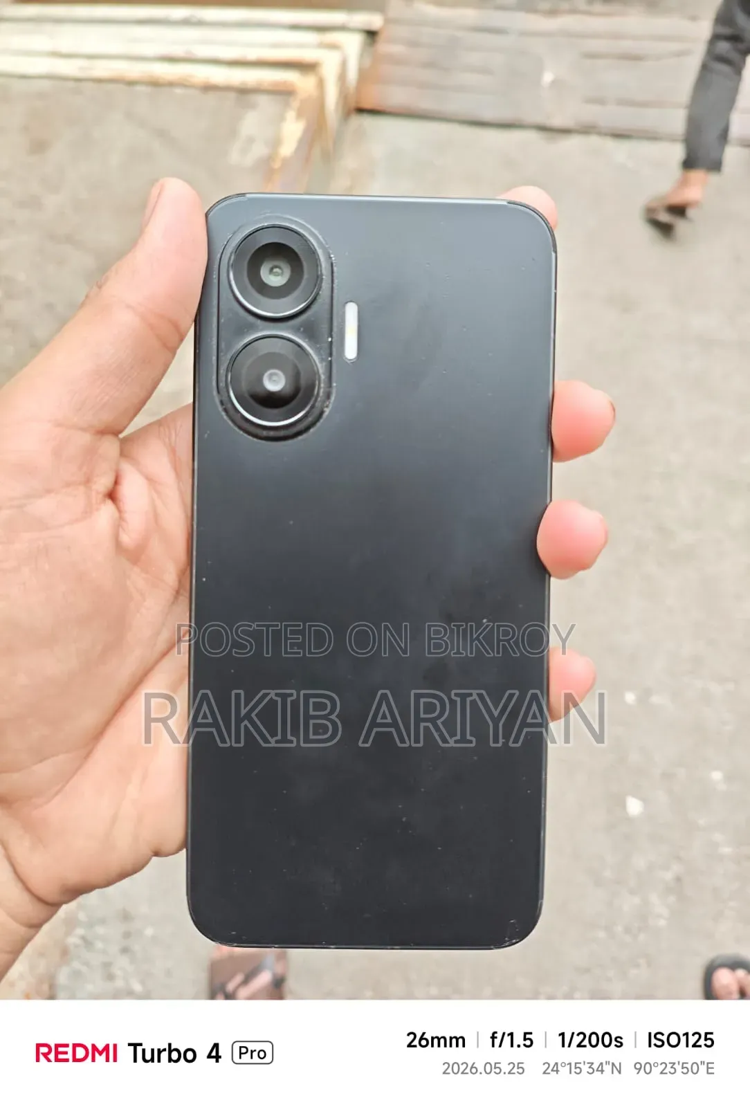Xiaomi Redmi Turbo 4 Pro 256 GB ব্ল্যাক