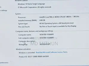 Desktop Computer Lenovo 4GB Intel Core I3 HDD 500GB