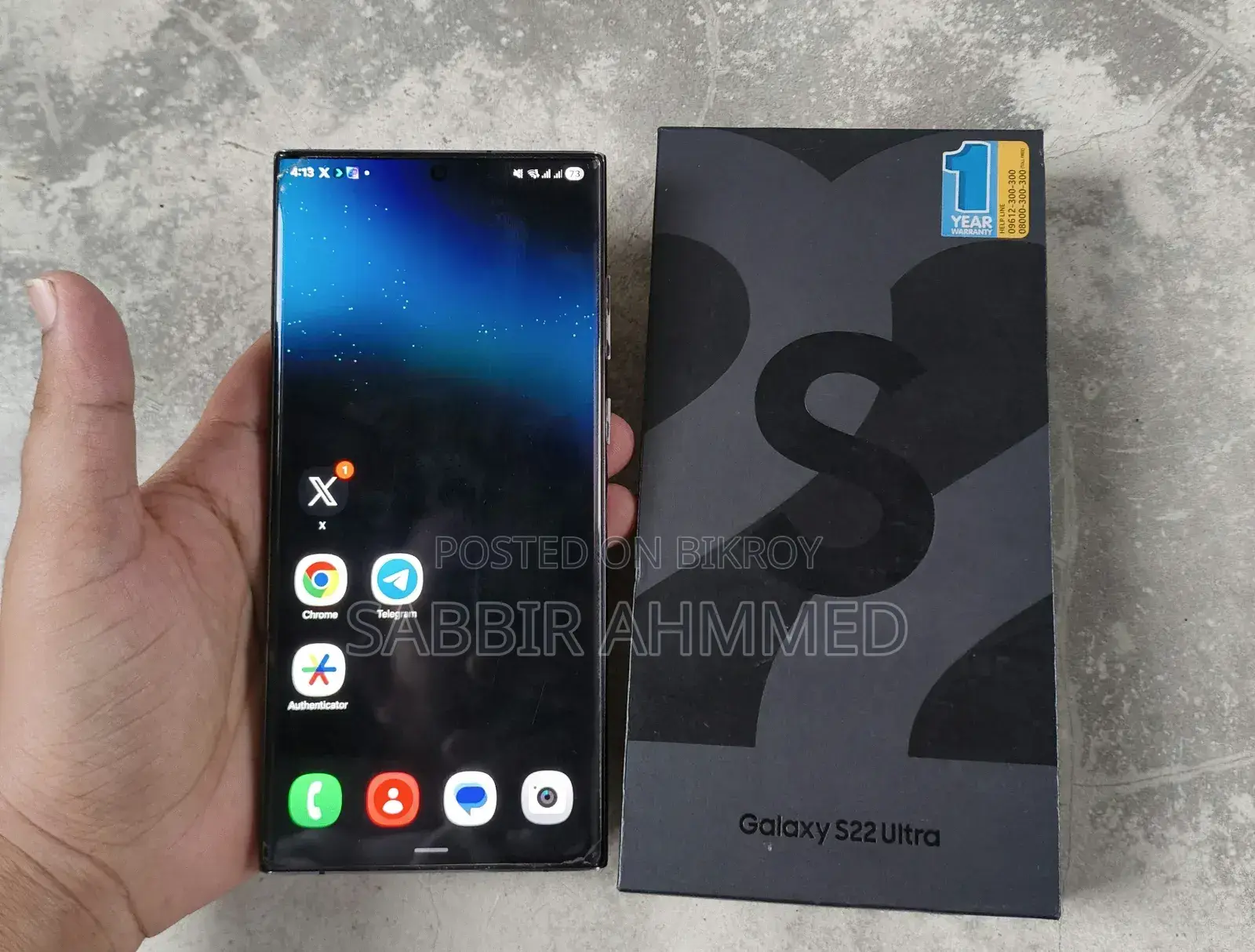 Samsung Galaxy S22 Ultra 256 GB Black