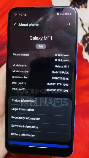 Samsung Galaxy M11 32 GB Purple