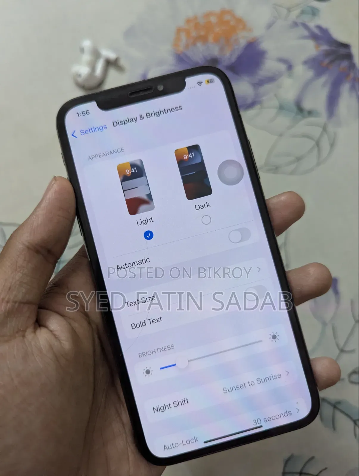 Apple iPhone X 64 GB Black