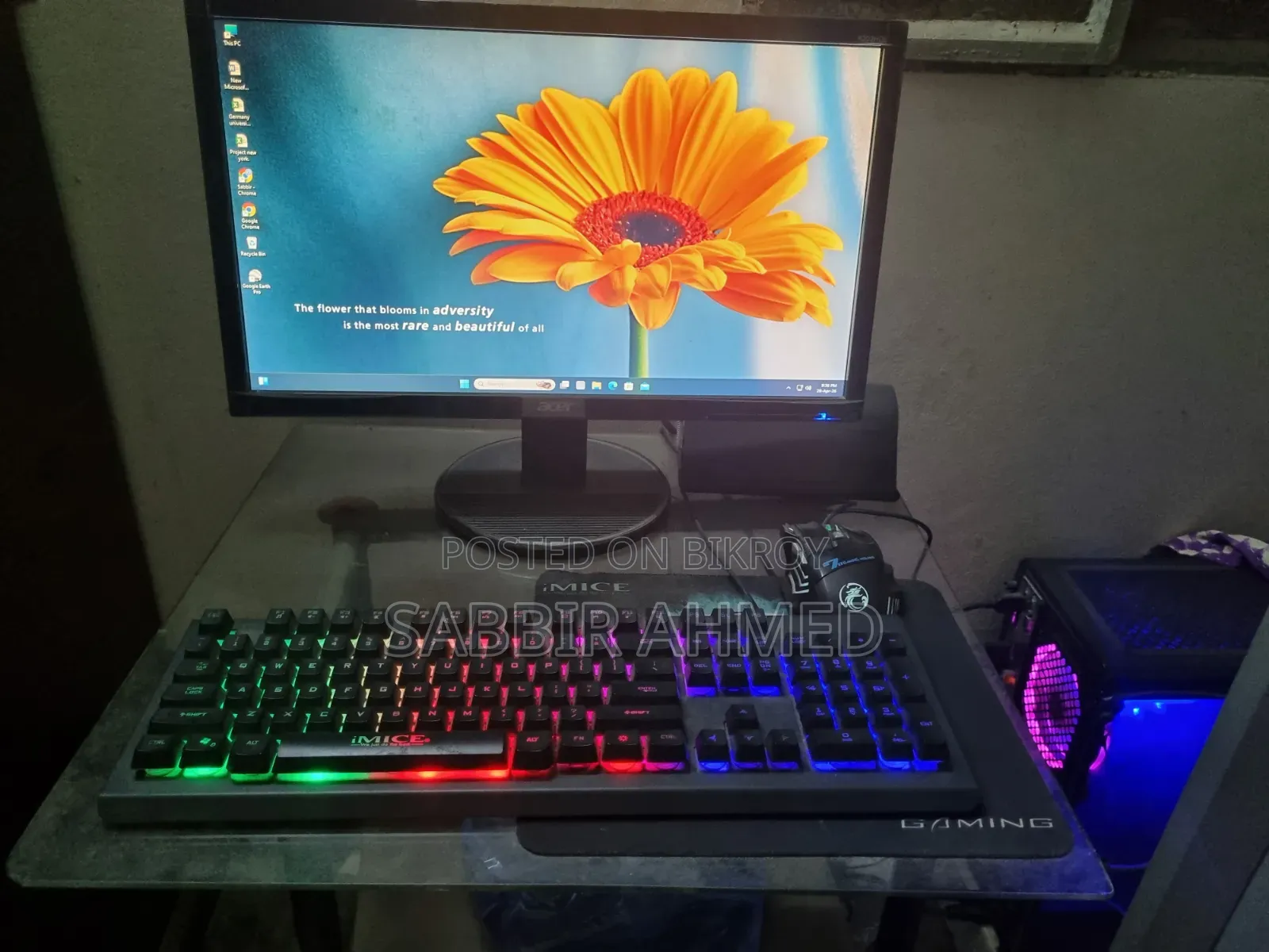 Desktop Computer Acer 6GB Intel Core I5 HDD+SSD 128GB