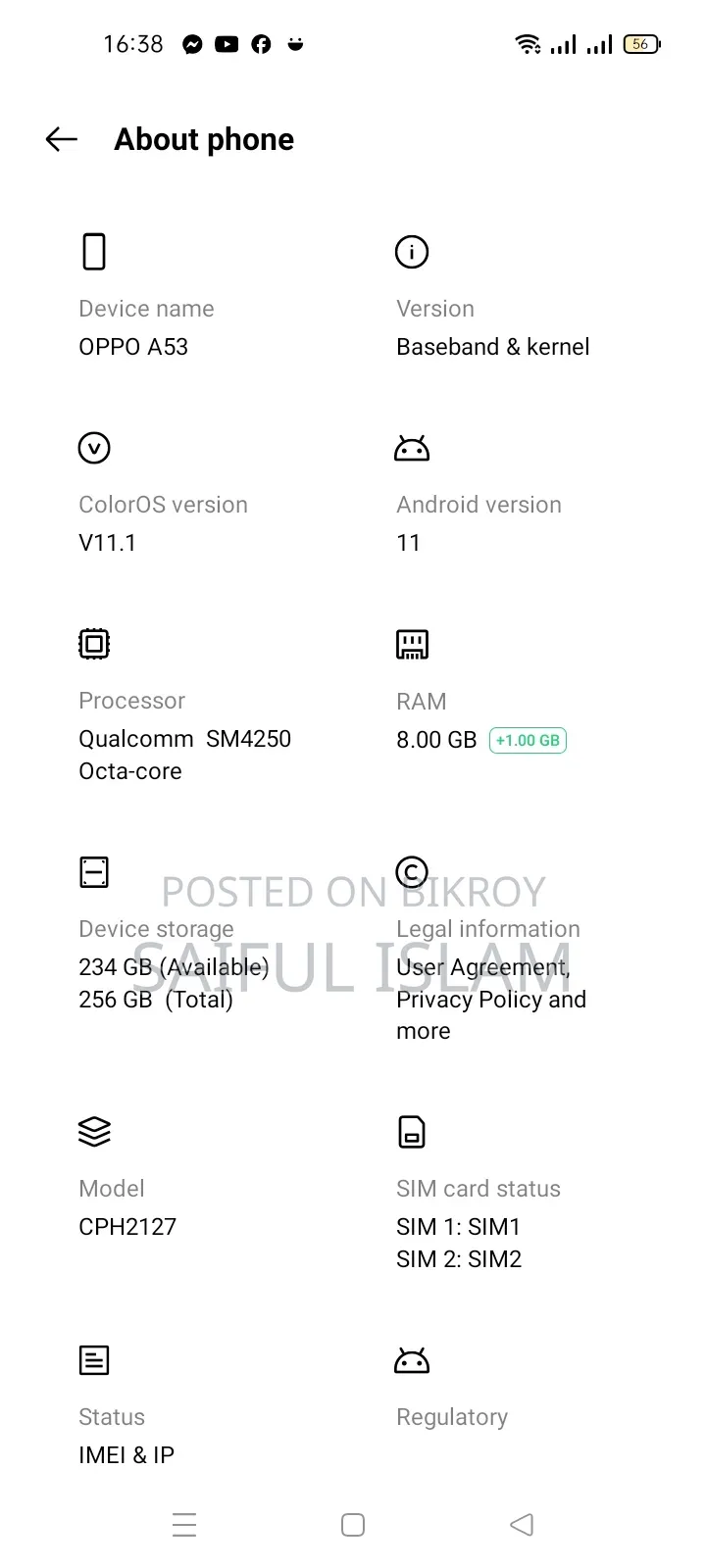 Oppo A53 128 GB