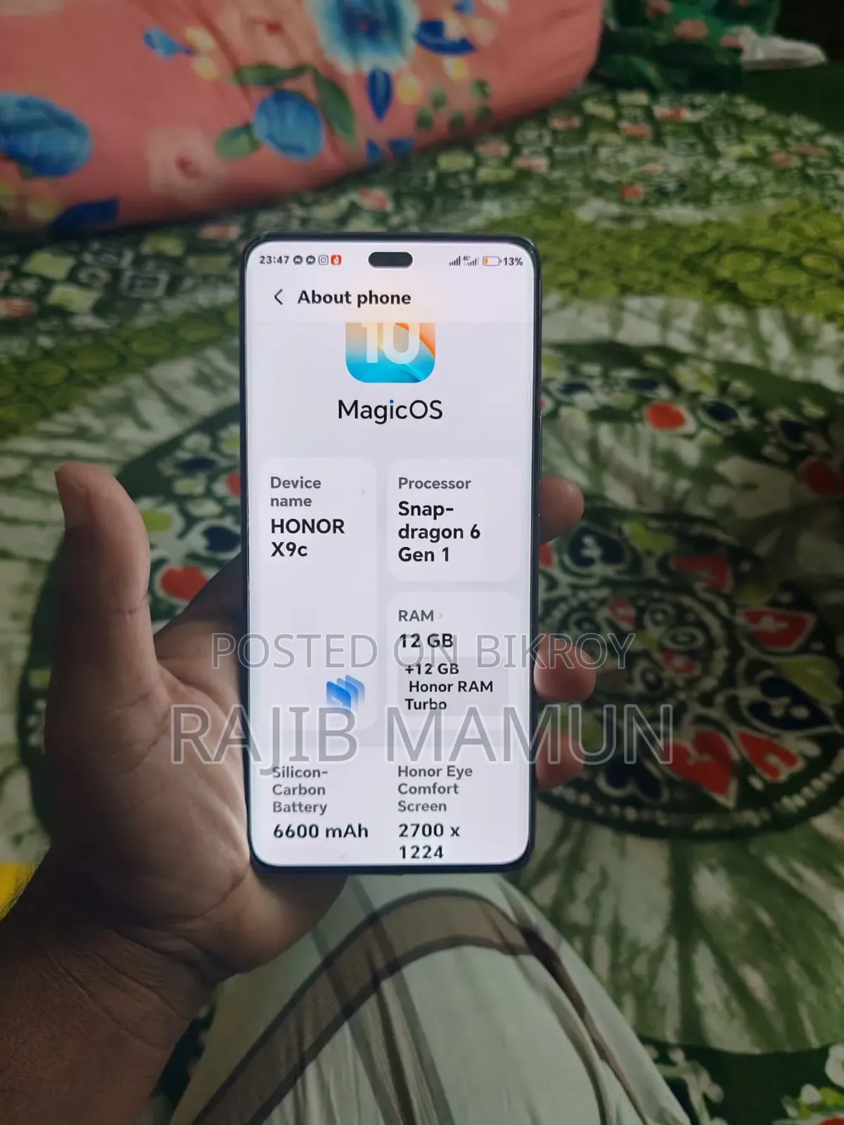 Honor 9C 64 GB Purple