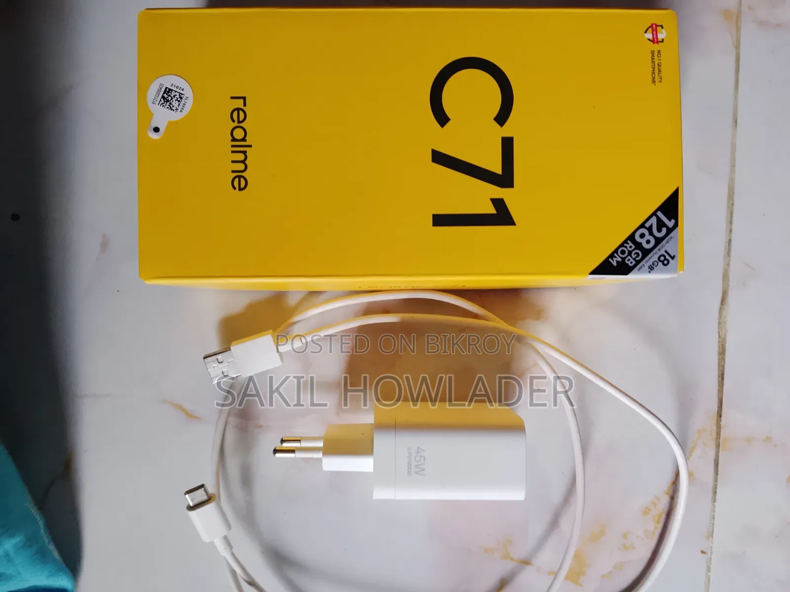 New Realme C71 128 GB White