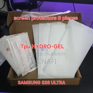 8 Pieces-- Samsung Galaxy S26 Ultra Screen Protector Soft Hydrogel