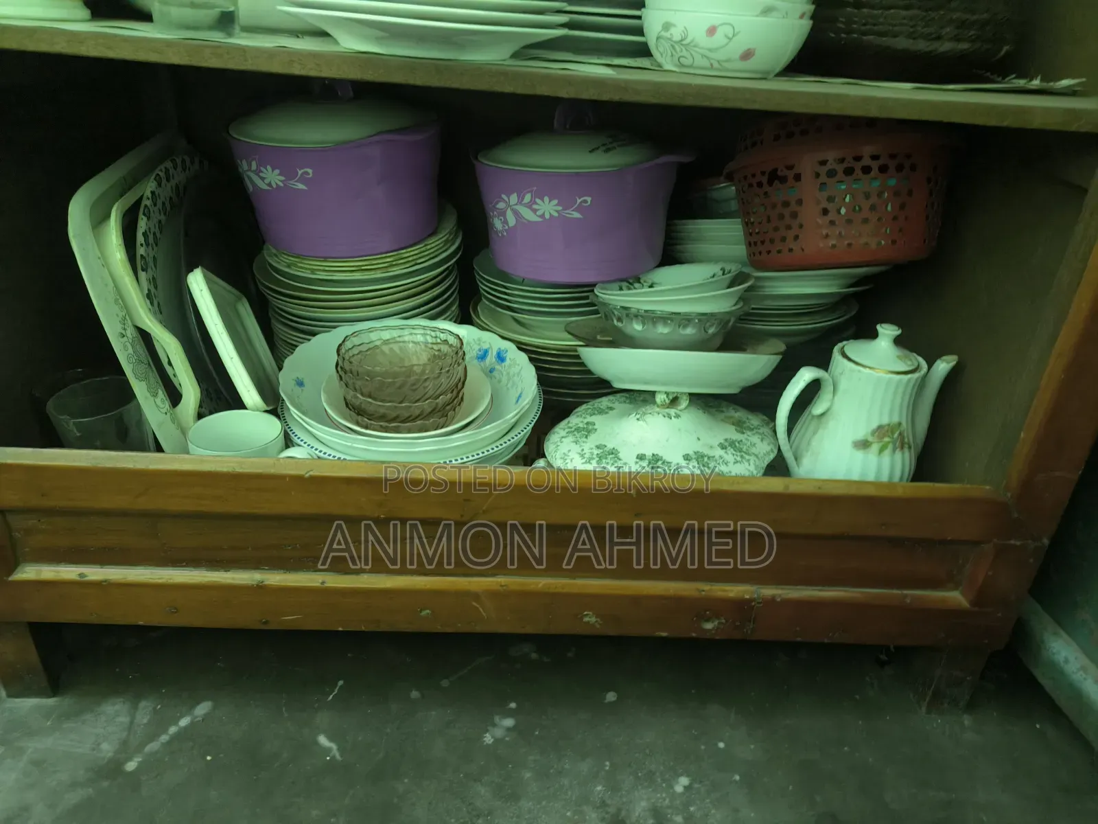 Plate Mug Tea Pot Set 2 Combo 1 Lakh or 1almari Set 50 Thousand Taka
