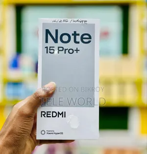 New Xiaomi Redmi Note 15 Pro+ 256 GB White