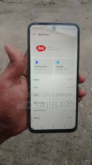 Itel Power 70 128 GB Black
