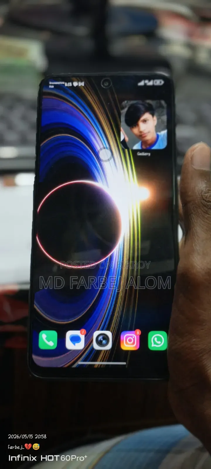 Honor X7d 256 GB Black