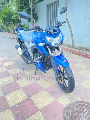 New TVS Apache 160 4V 2021 Blue