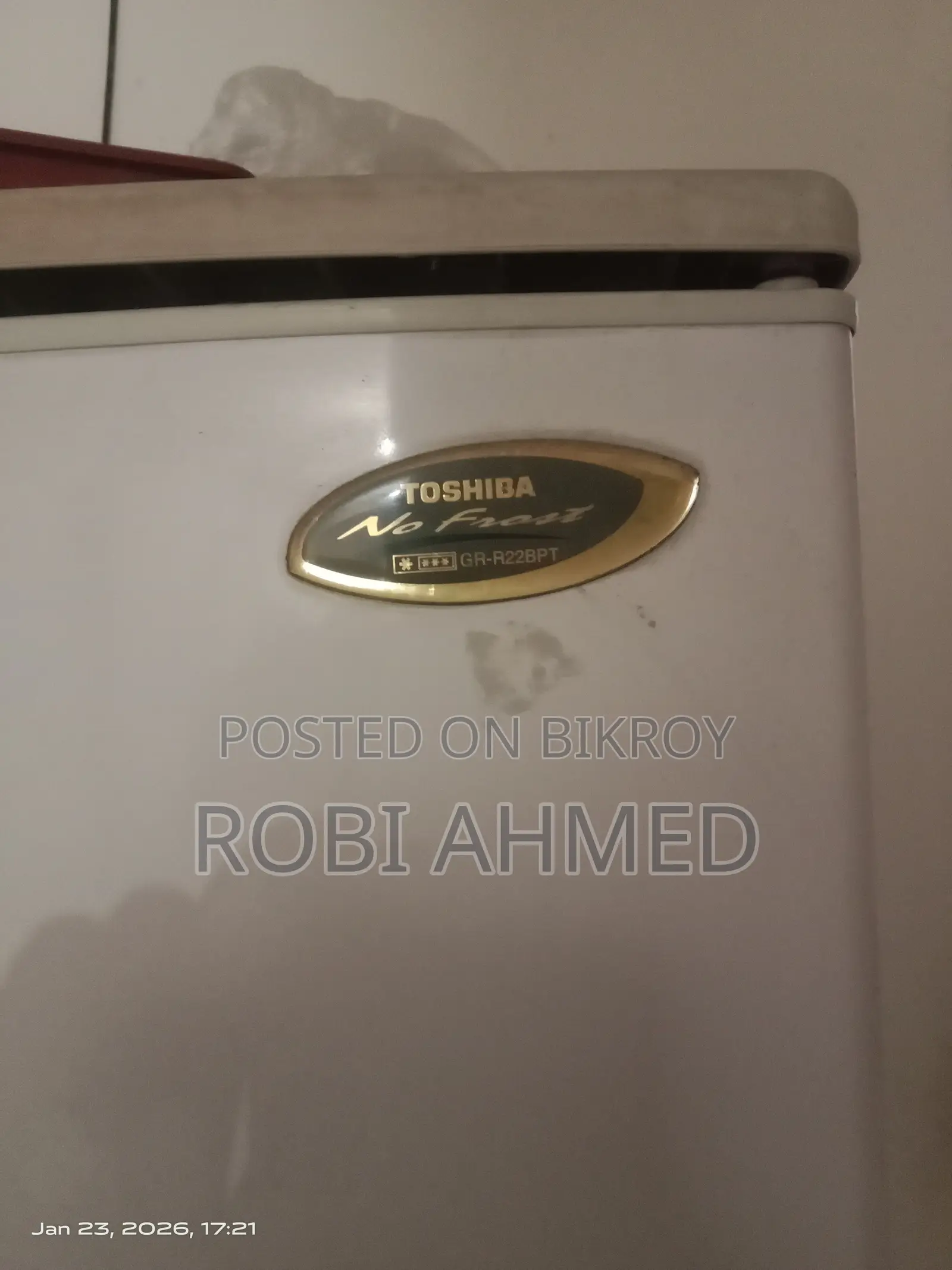 Toshiba Non Frost Refrigerator