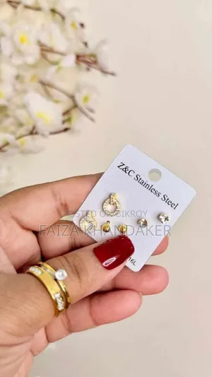 Gold Plaited Earring Combo