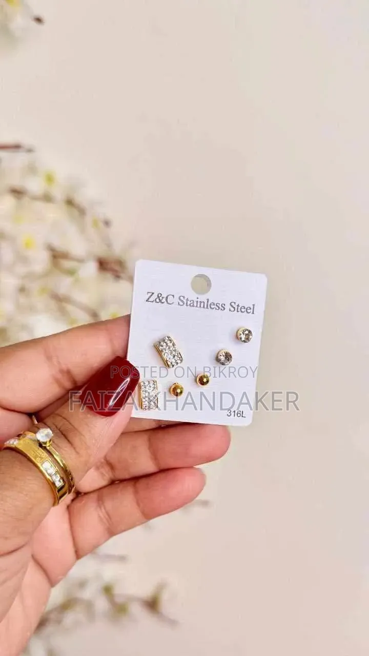 Gold Plated Earring Combo