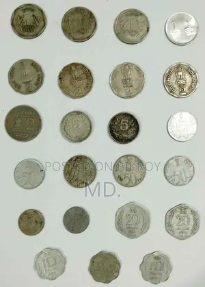 Rare Old Coins With Rare Paper Notes.