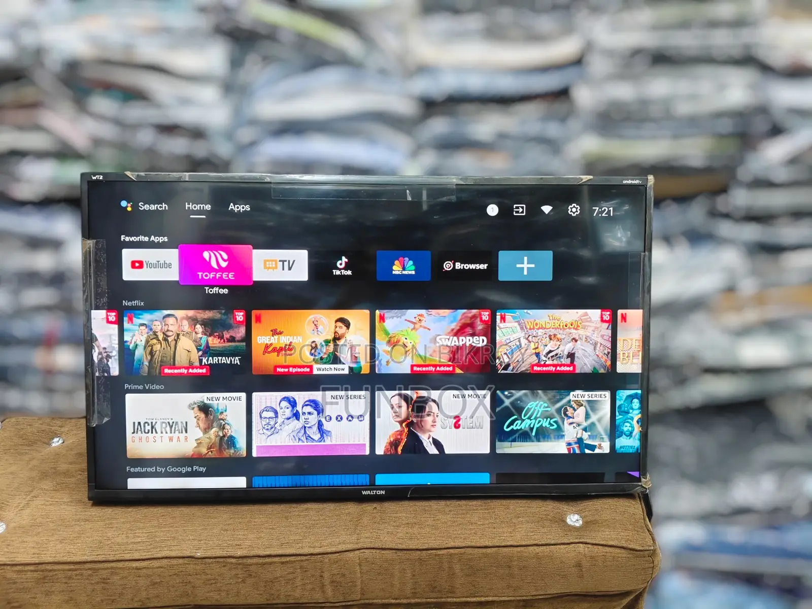 Walton 40” Full HD Android Smart TV With 1 Year Warranty