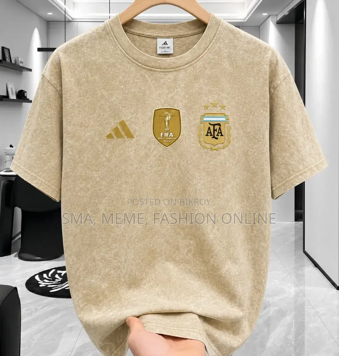 Acid Wash Drop Shoulder T-Shirt