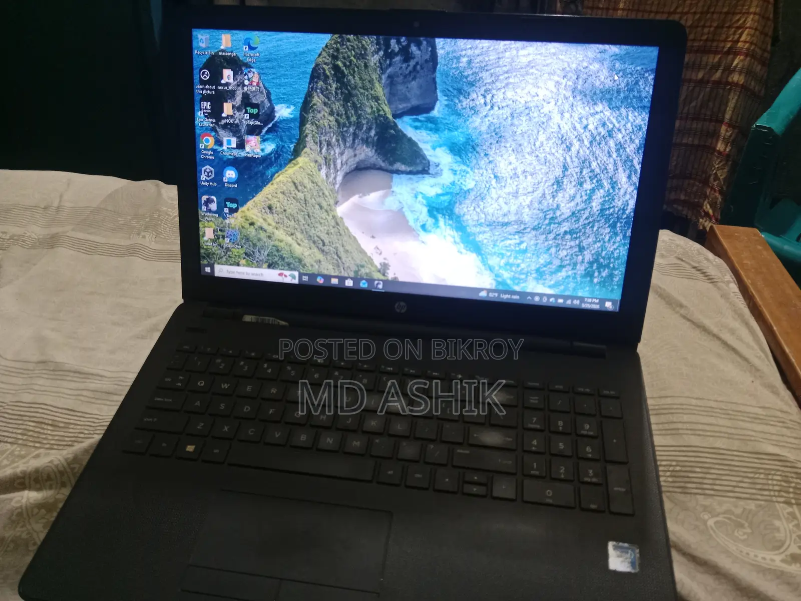 ল্যাপটপ HP ৮জিবি ইন্টেল সেলেরন HDD+SSD ৫০০জিবি
