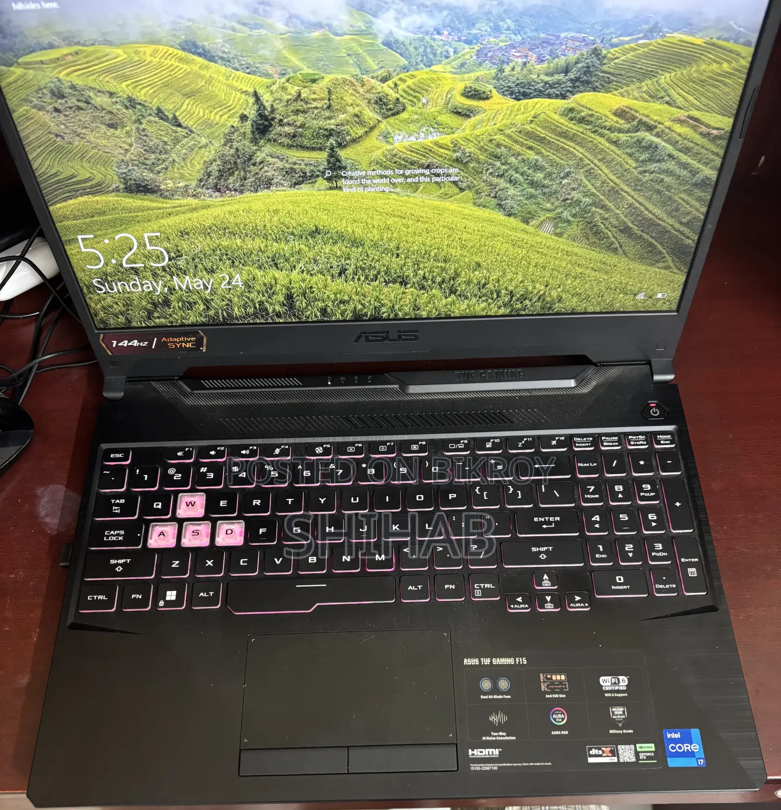 Laptop Asus TUF Gaming A15 16GB Intel Core I7 SSD 500GB