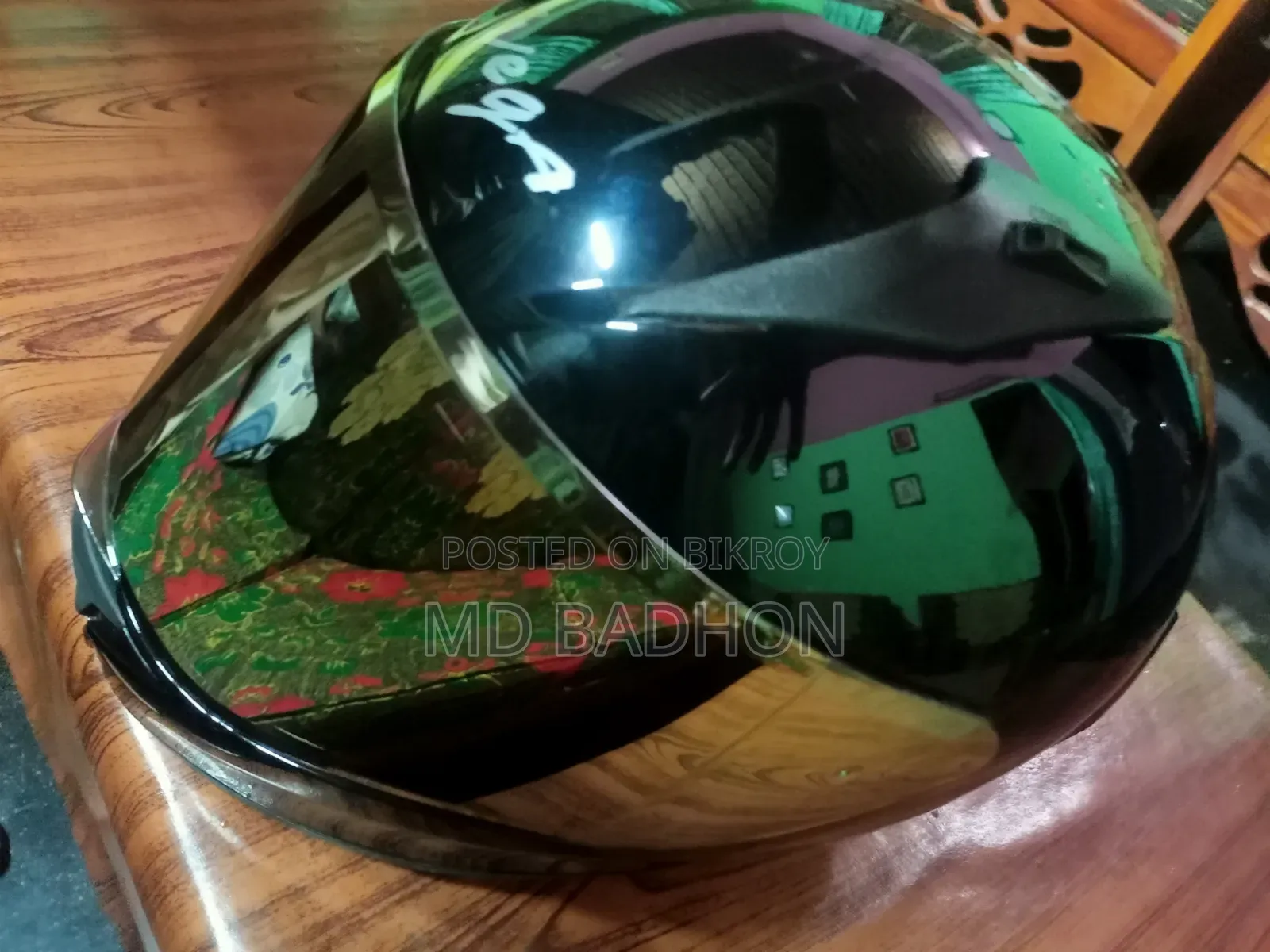 Vega Bolt Black Helmet