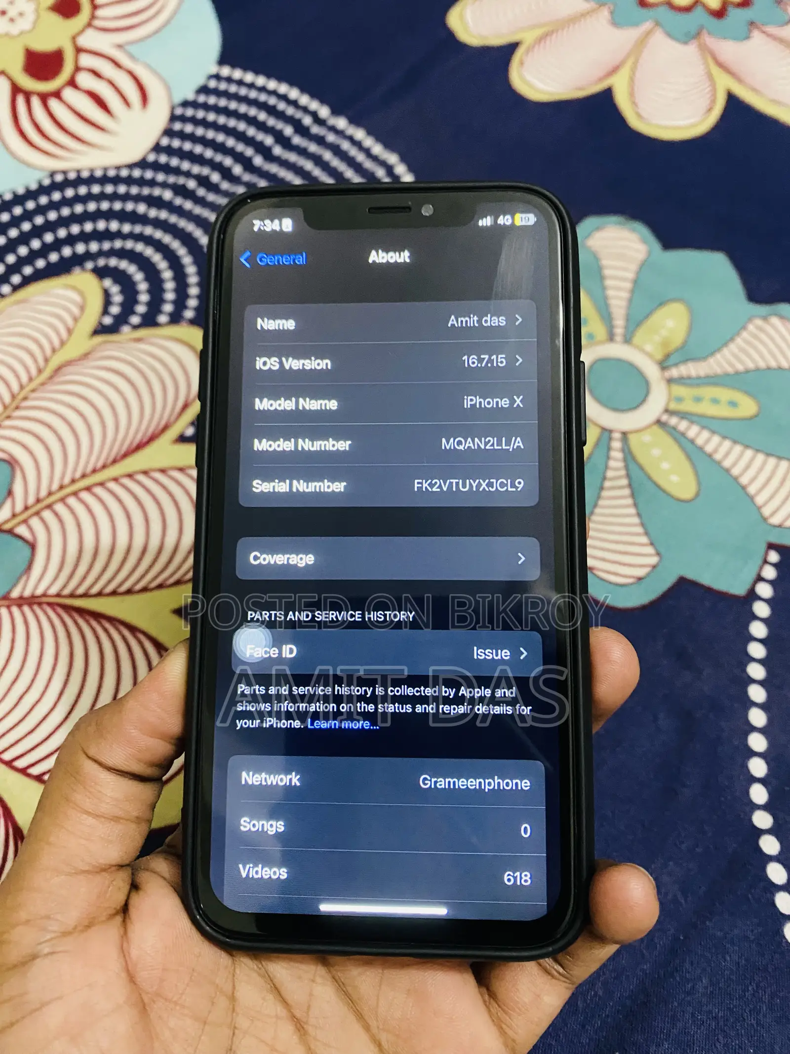 Apple iPhone X 256 GB White