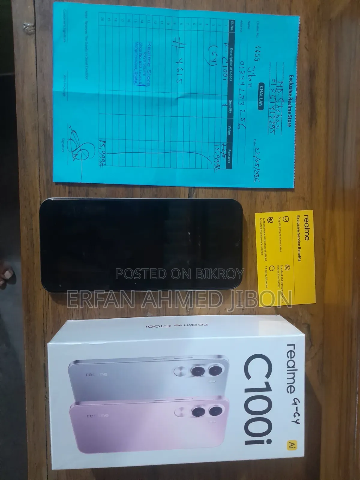 New Realme C100i 64 GB Black