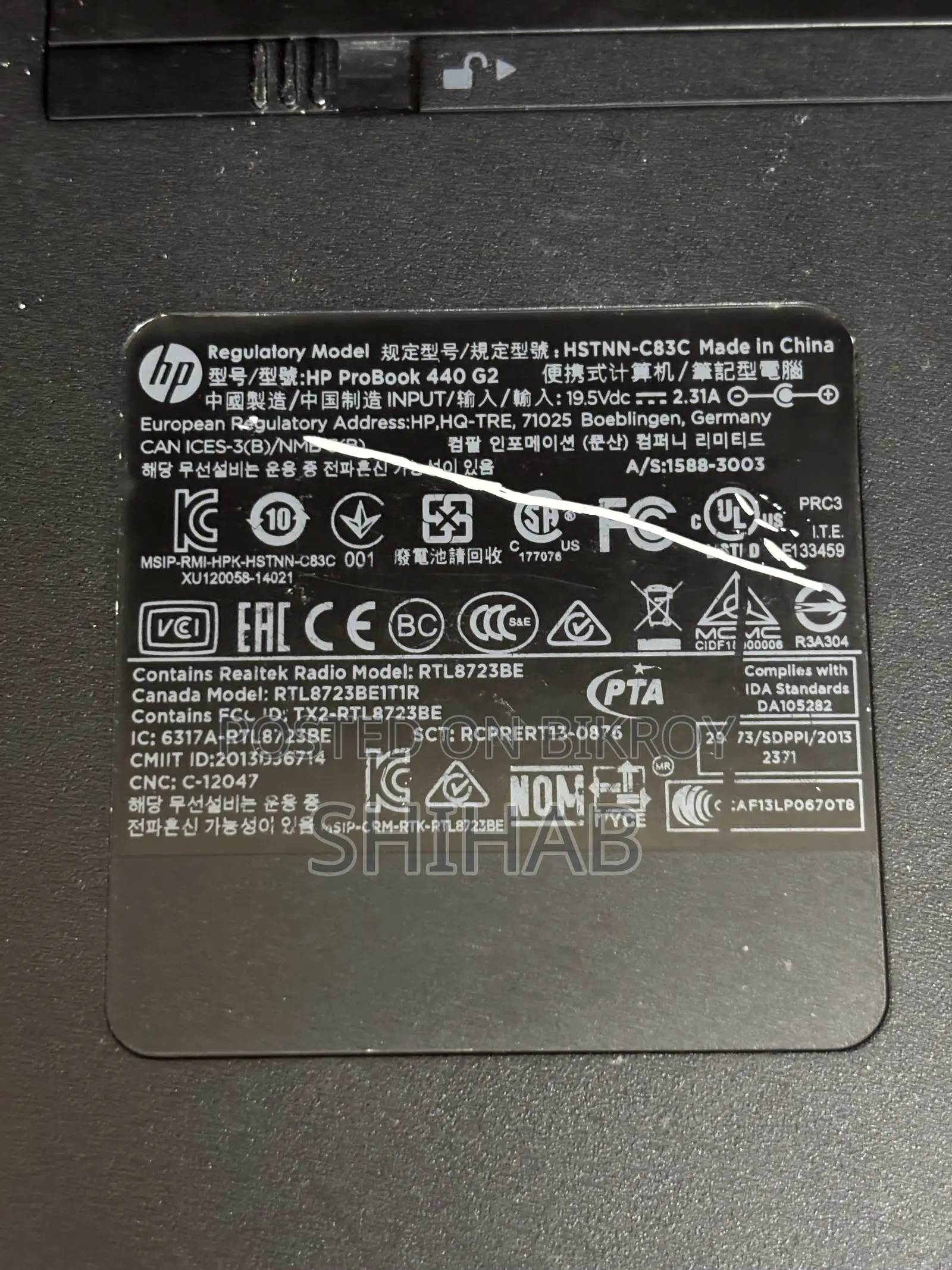 Laptop HP ProBook 440 G2 4GB Intel Core I3 HDD 1T