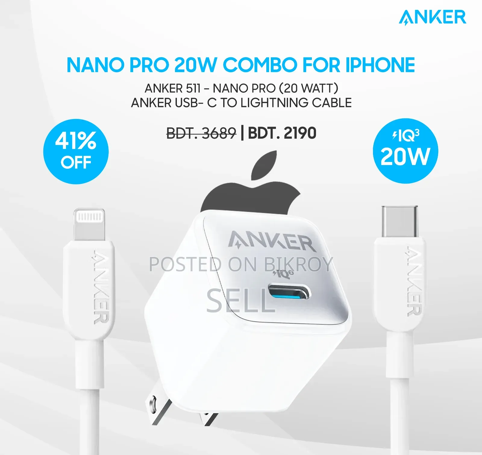 Anker Apple Original Charger 20w