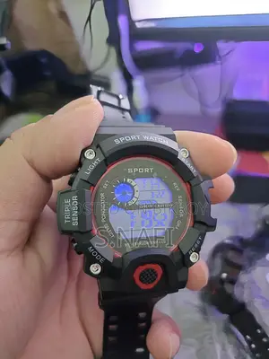 Mens Boys Digital Watch, Led Light Alarm, Heavy Duty