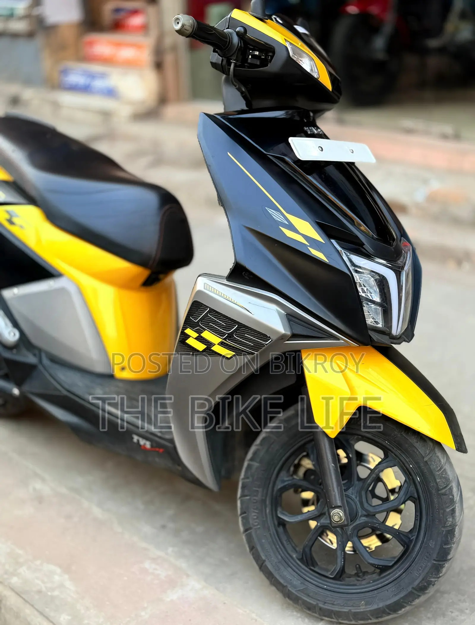 TVS Ntorq 125 2021 Yellow