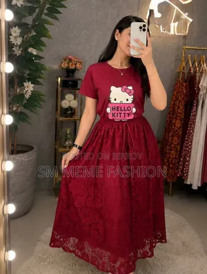 T-shirt and Skirt Set