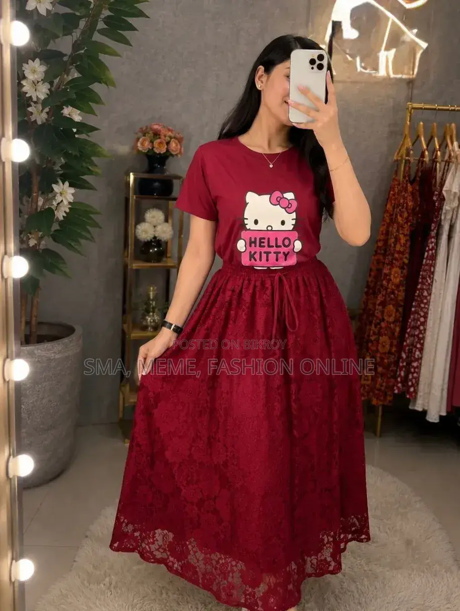 Tshirt and Skirt Set