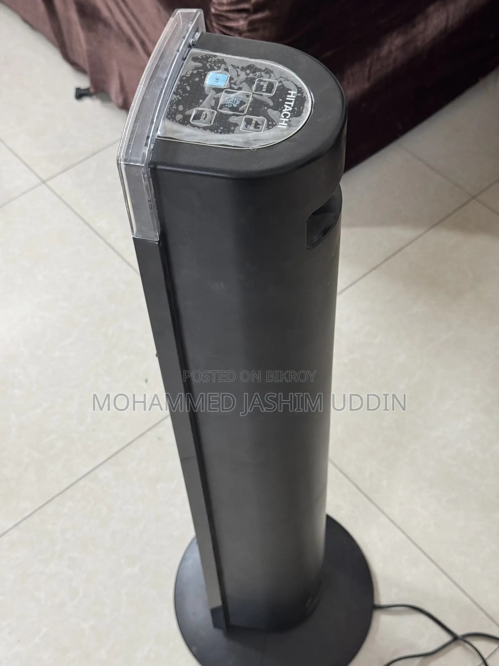 Hitachi Black Tower Fan