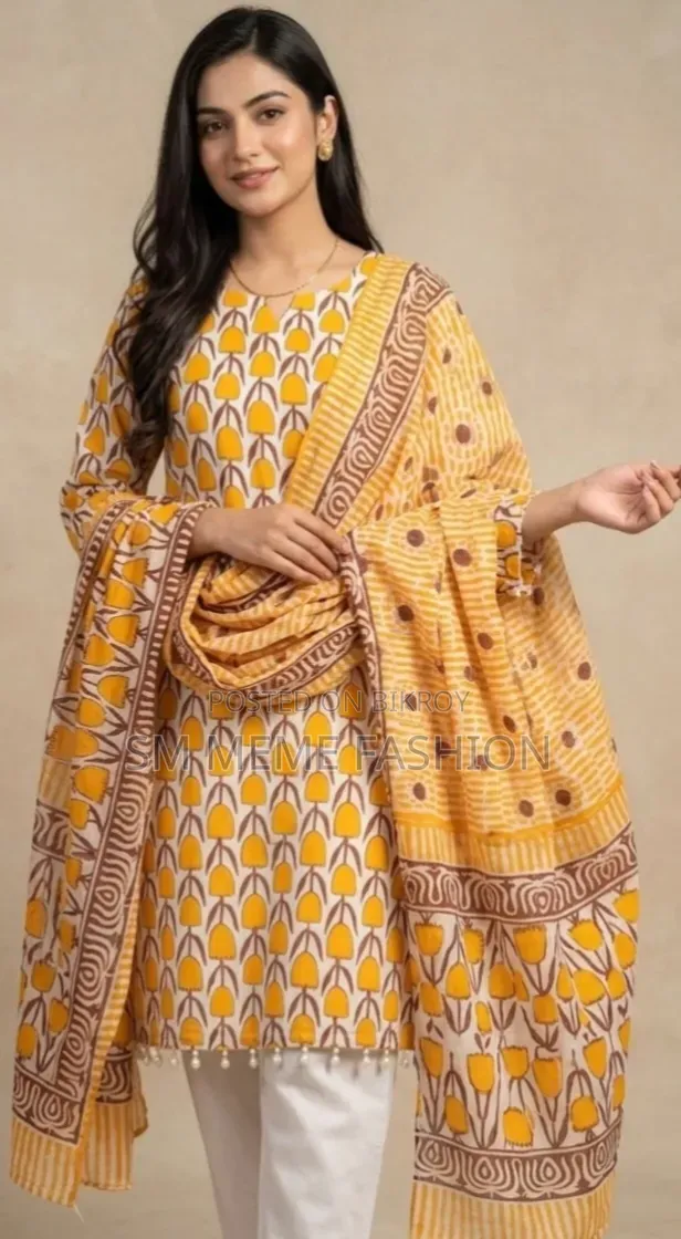 Readymade Printed Three Piece