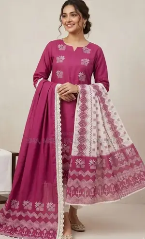 Readymade Printed Three Piece