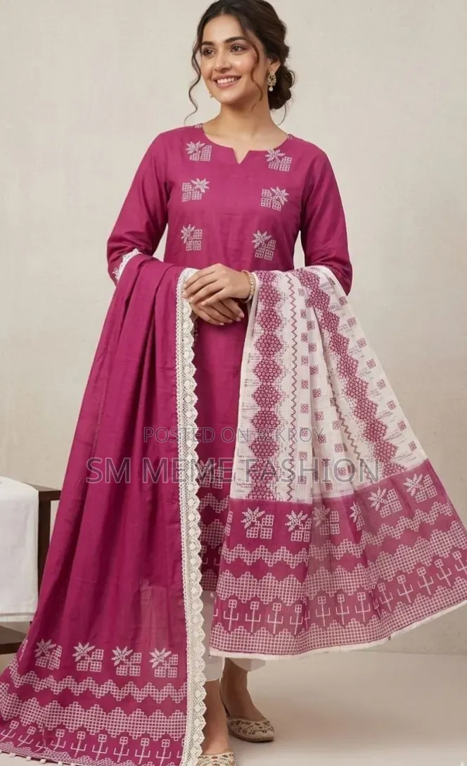 Readymade Printed Three Piece