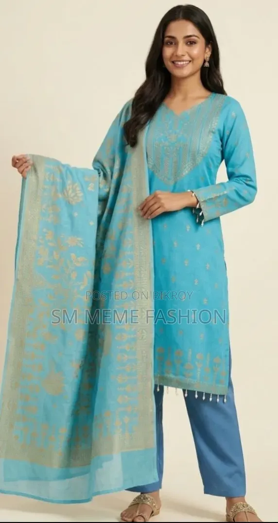Readymade Printed Three Piece