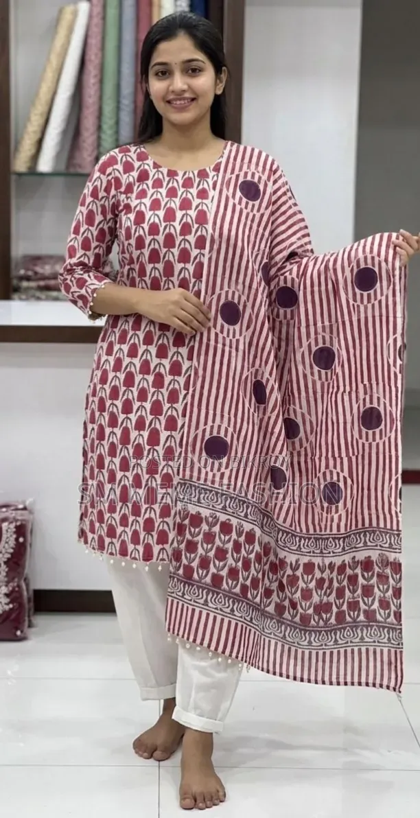 Readymade Printed Three Piece
