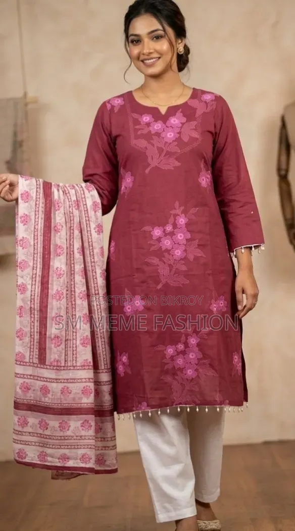 Readymade Printed Three Piece