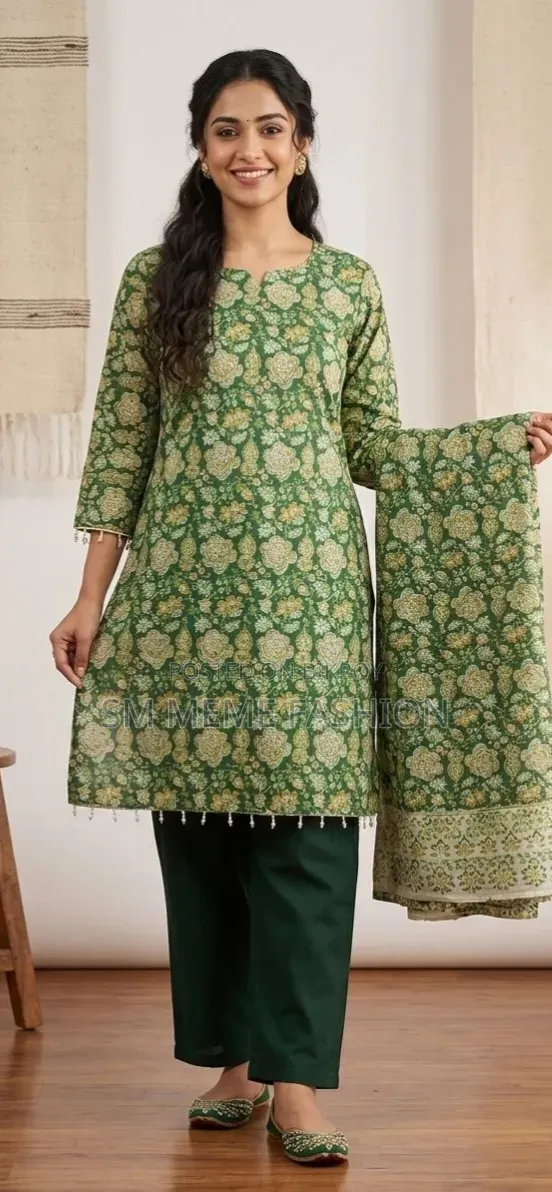 Readymade Printed Three Piece