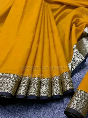 Handloom Nakshi Border Saree. 12-Haat Saree. Price: 930 Taka