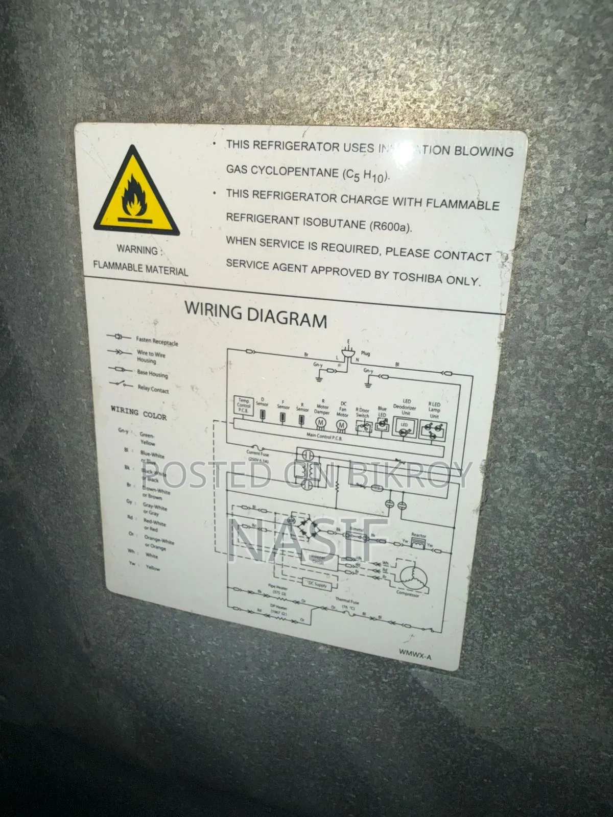 Toshiba Fridge