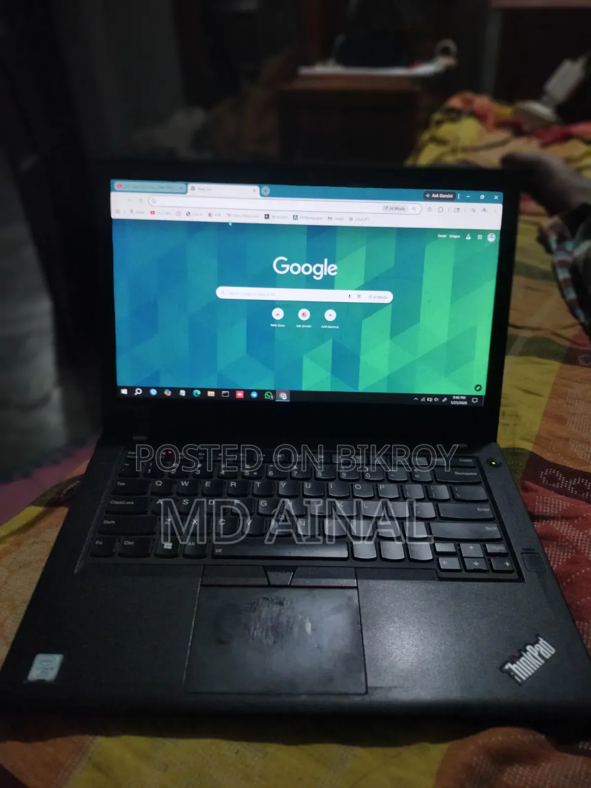 Laptop Lenovo ThinkPad T470 8GB Intel Core I5 HDD+SSD 256GB