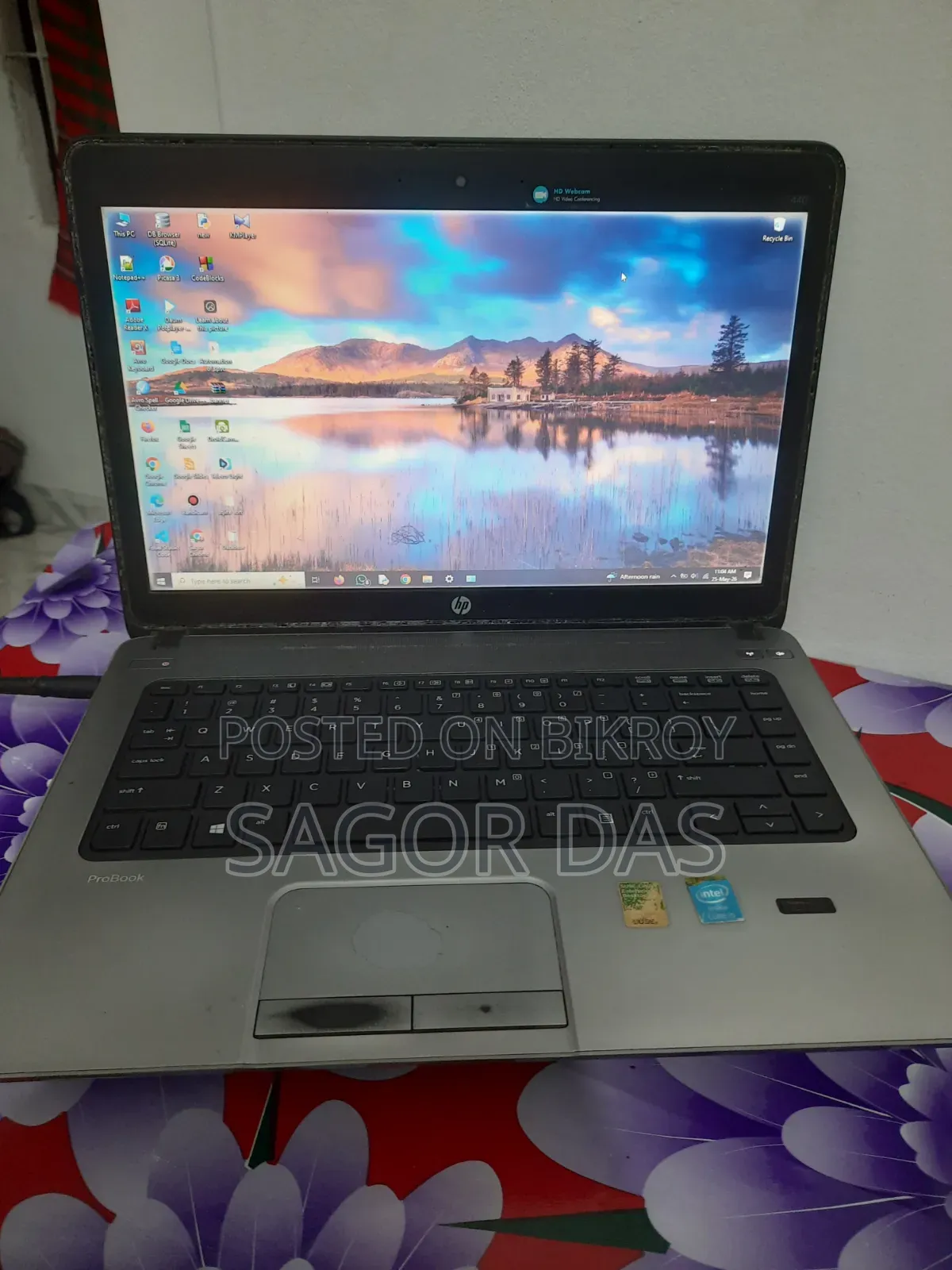 Laptop HP ProBook 440 G4 8GB Intel Core I5 HDD+SSD 750GB