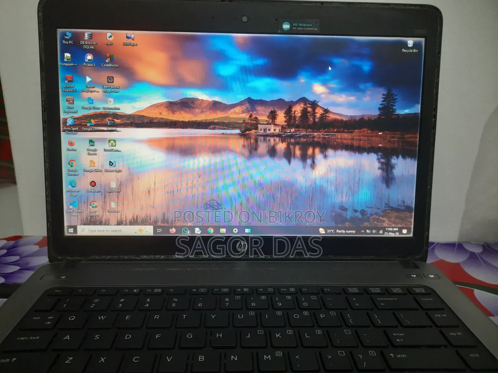 Laptop HP ProBook 440 G4 8GB Intel Core I5 HDD+SSD 750GB