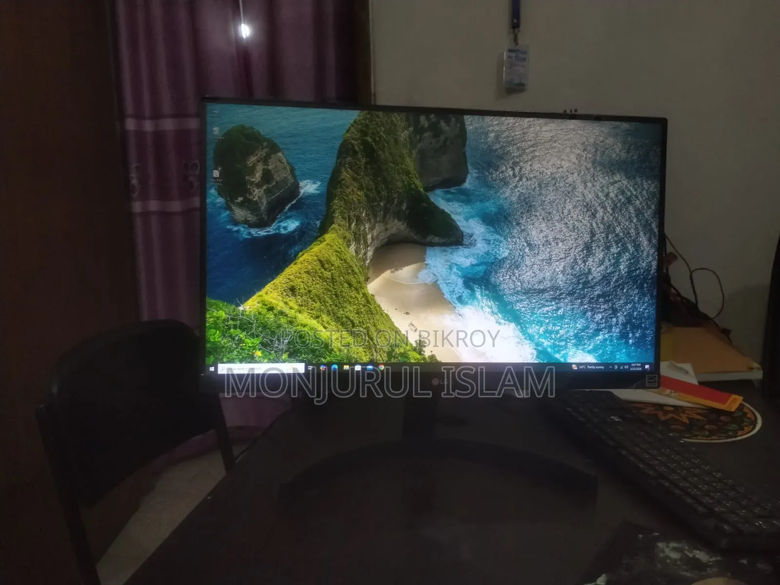 Lg 22mk600m Monitor for sale.