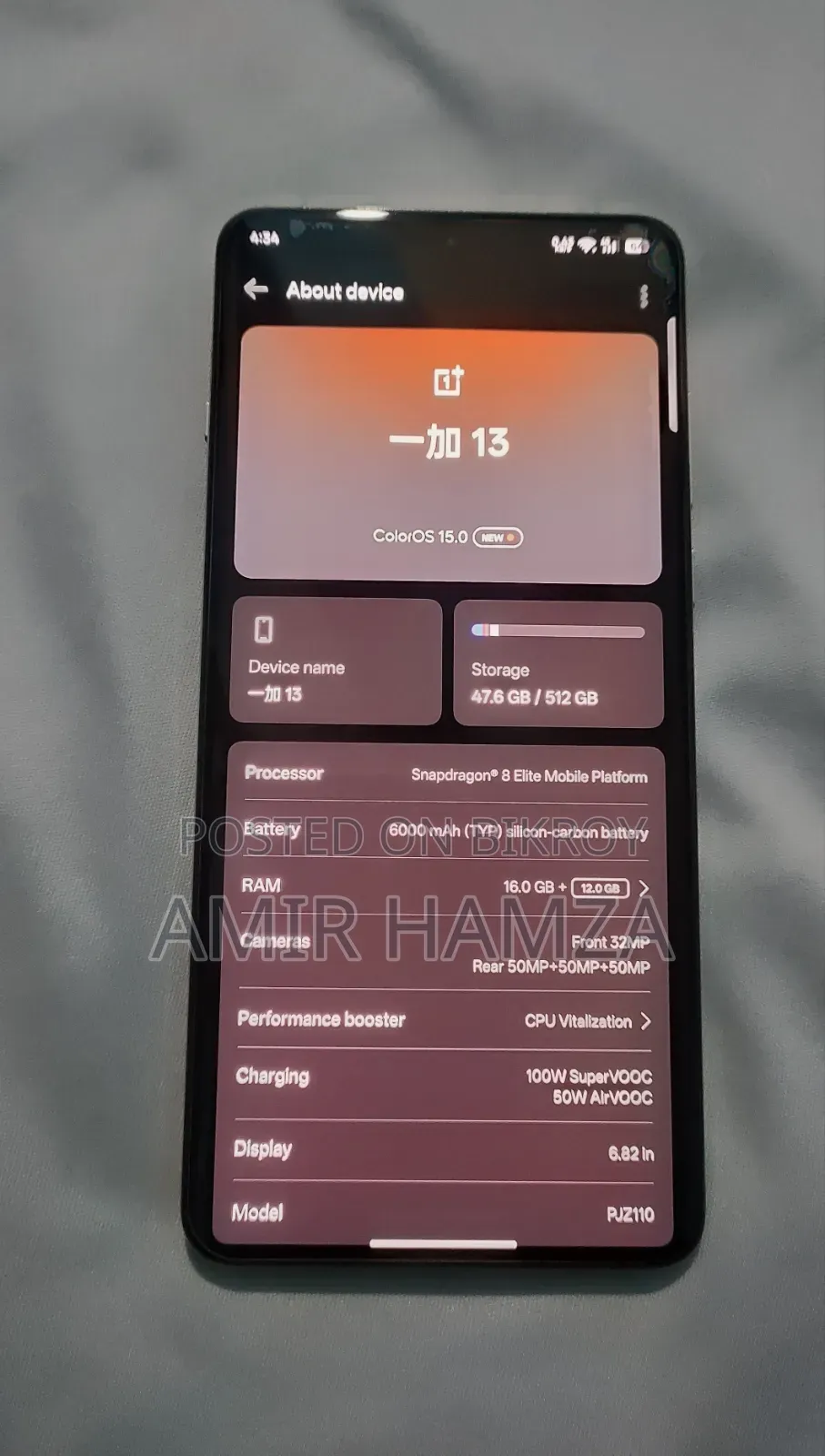 New OnePlus 13 512 GB Blue